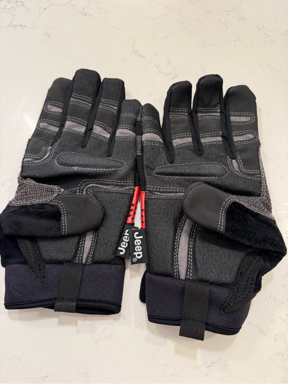 KINCO Jeep Men’s Black Tactical Work Gloves - Touchscreen Compatible